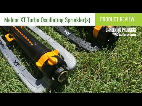 Melnor XT Turbo Oscillating Sprinkler with Flow Control Review | Gardening Products Review