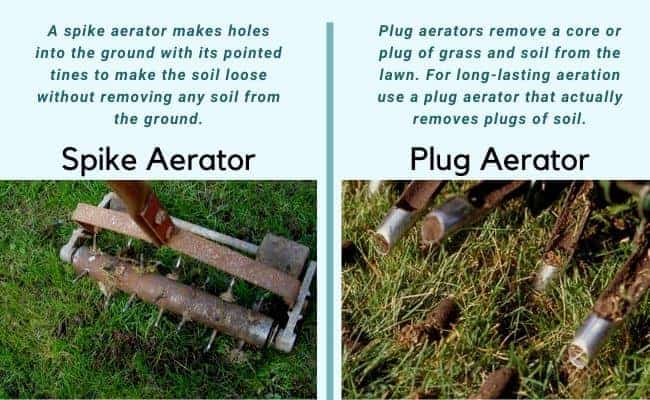 Spiek Aerator vs Plug Aerator-differences