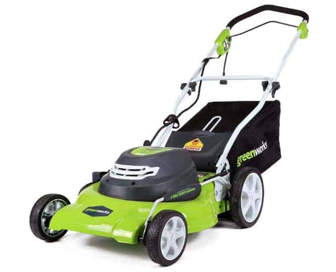 Bestt lawn mower under 300 - GreenWorks 20-Inch 12 Amp Corded Electric Lawn Mower 25022
