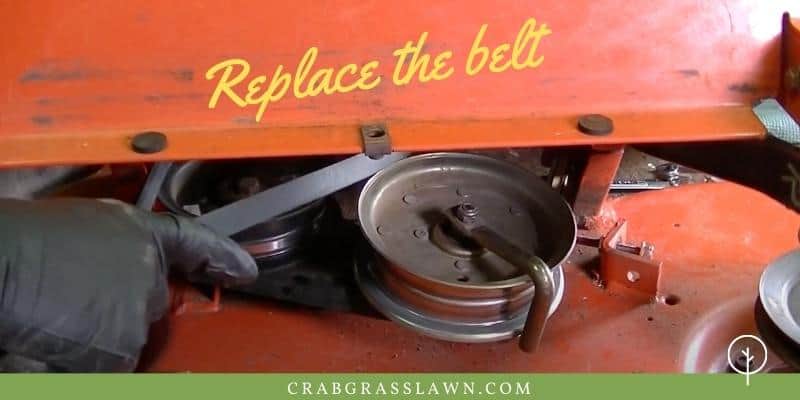 replace the belt on a Husqvarna Zero Turn Mower