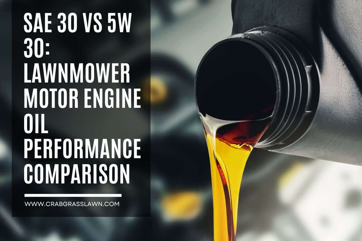 sae 30 vs 5w 30 oil